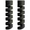Spiral Cable And Wire Protector For Charger & Earphones black