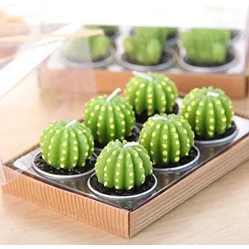 Mini Cactus Candles 2