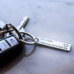 drive safe keychain