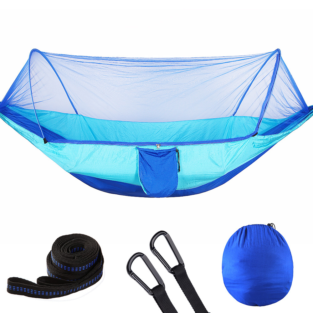 Treehouse Mosquito Net Hammock Blue
