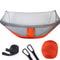 Treehouse Mosquito Net Hammock Gray Orange