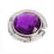 Handbag Holder Charm Amethyst