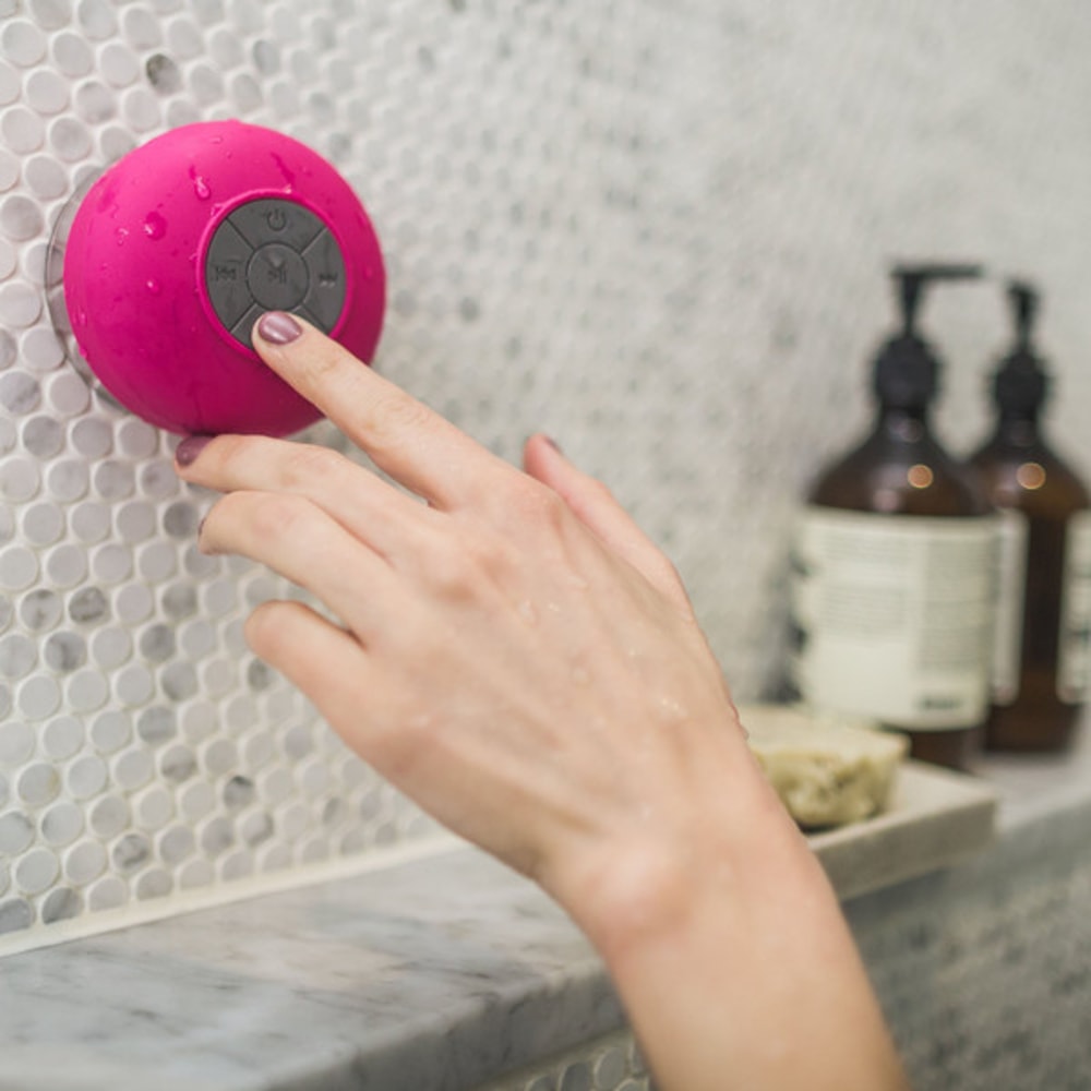 AquaSound Bluetooth Speaker Pink