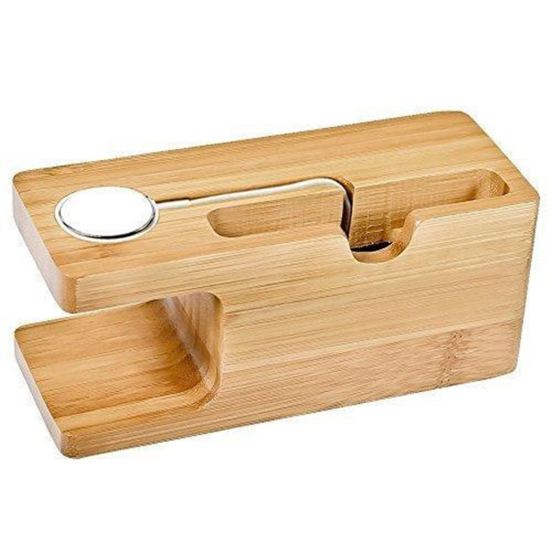Multi-Device Wooden Charging Station & Organizer 2