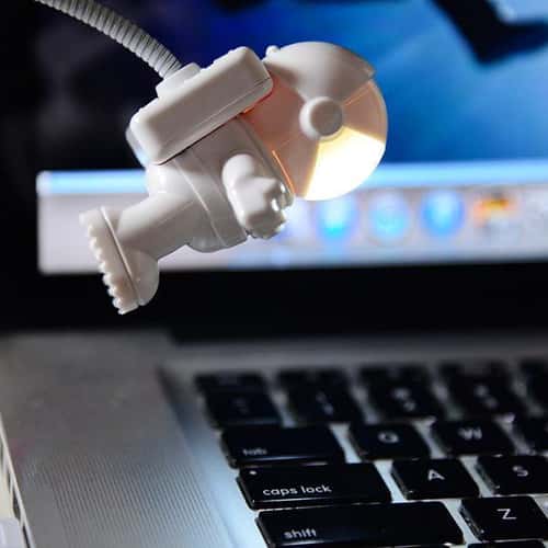 Space Man Portable Laptop Lamp