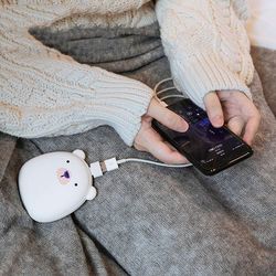 cute rechargeable usb hand warmer & power bank – cozycharge animal designs