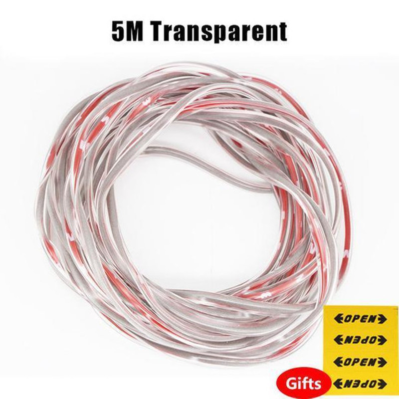 Car Door Edge Protector Molding Transparent