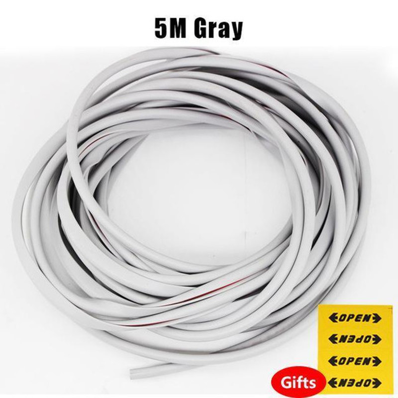 Car Door Edge Protector Molding Gray