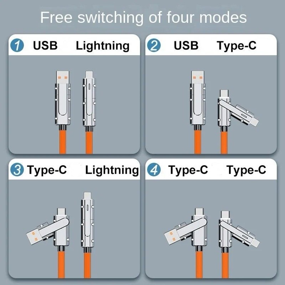 Universal USB TypeC Charging Cable