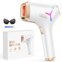 ipl hair removal device – 990,000 flashes, 9 energy levels for face, body & bikini