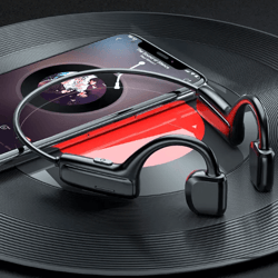 bone conduction headphones bluetooth wireless earbuds for running, cycling & outdoor sport