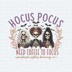 hocus pocus i need coffee to focus png