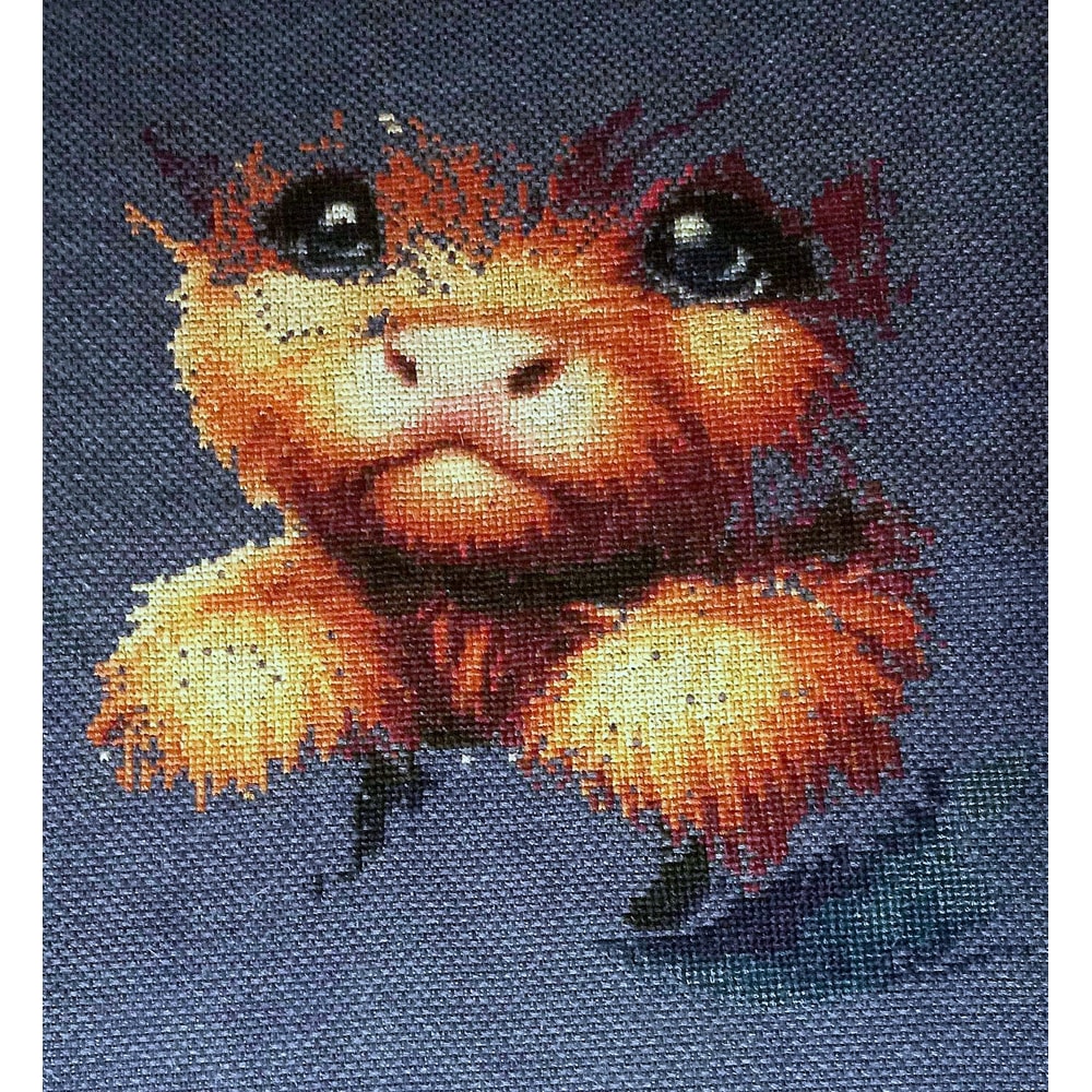 Highland Calf 1 Excluse Cross Stitch Pattern Original Artwork From Designs By Decca 3