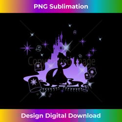 disney tangled rapunzel silhouette portrait long sleeve tee long sleeve - sleek sublimation png download - immerse in cr