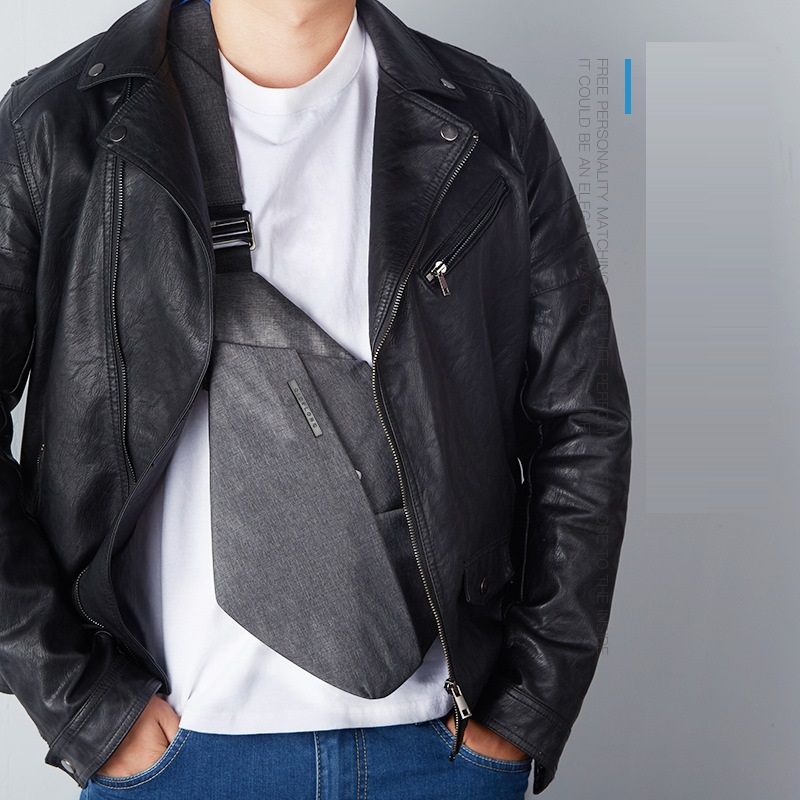 Digital Storage Canvas Chest Bag Crossbody Multifunctional Business Close Shoulder Antitheft Packag 11