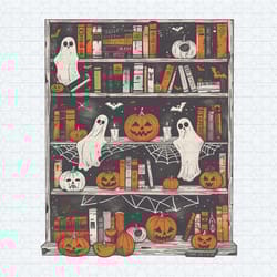 halloween library bookish ghost png