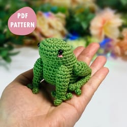 frog crochet pattern frog amigurumi crochet pattern pdf amigurumi animals crochet toy diy video youtube