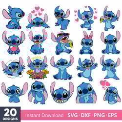 layered stitch svg bundle, instant download, bundle for cricut svg png dxf cut file 1