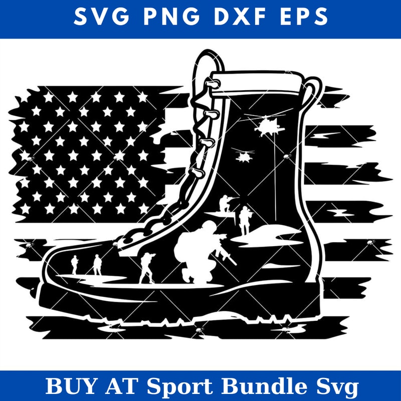US Military Scene Boots Svg, Combat Boots Svg, Veteran Svg.jpg