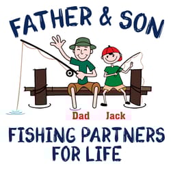 father and son fishing partners for life svg, fathers day svg, son svg, fishing svg, fishing partners svg, love fishing