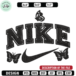 nike butterfly embroidery design, nike butterfly embroidery, embroidery file, nike design, logo shirt, digital download