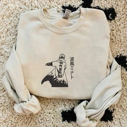 minato anime naruto embroidered shirt, naturo embroidery t-shirt