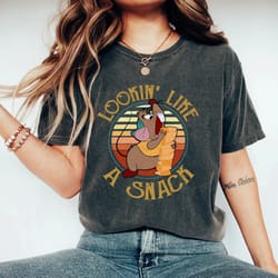 lookin like a snack gus-gus comfort colors shirt, disney