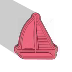 sailing yacht stl file for vacuum forming and 3d printing