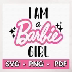 barbie cricut file, barbie birthday svg, barbie vector file, barbie digital download, and barbie girl bundle svg
