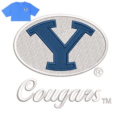 best embroidery cougars logo for jersey ,logo embroidery, embroidery design, logo nike embroidery