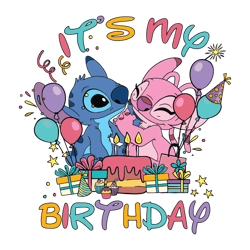 it's my birthday lilo and stitch svg