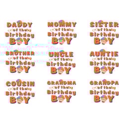 bundle family blippi birthday boy svgblippi birthday svgblippi