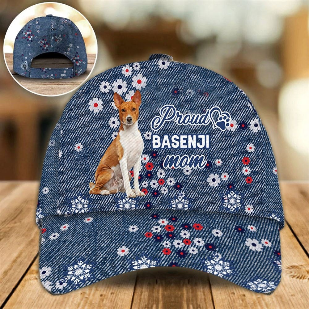 Proud Basenji Mom Caps - Hat For Going Out With Pets - Dog Caps Gifts For Friends 1.jpg