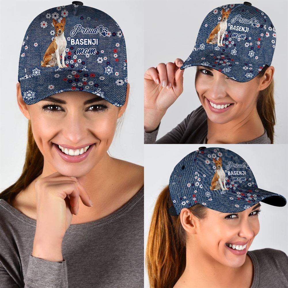 Proud Basenji Mom Caps - Hat For Going Out With Pets - Dog Caps Gifts For Friends 2.jpg