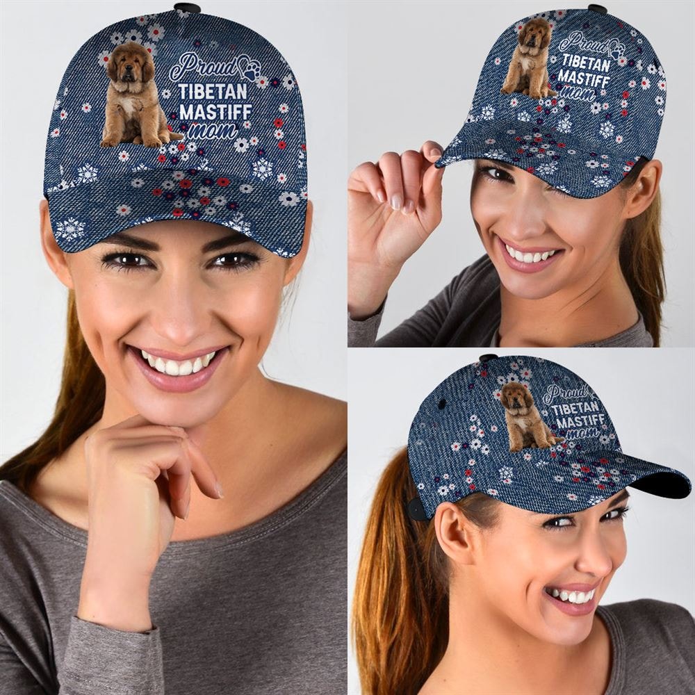 Proud Tibetan Mastiff Mom Caps - Hats For Walking With Pets - Dog Caps Gifts For Friends 2.jpg