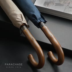 parachase wooden long umbrella for men, big size windproof golf umbrella with designer handle for heavy rain outdoor use