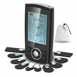 belifu 36-mode tens unit muscle stimulator, electric pulse massager machine for pain relief, body therapy with 10 pad