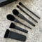 6 Piece Professional Beauty Handmade Wool Brush, High Grade Portable Loose Powder Brush Set, Contour Stippling Eyeshadow