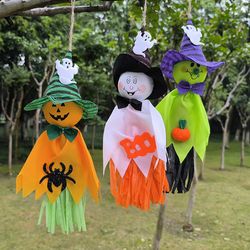 halloween ghost, doll pendant, haunted house, kindergarten hanging, halloween home, decorations props