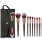 Black Makeup Brush Sets Professional Natural Fiber Hair Brush Foundation Kakubi Contour Eyeshadow B 9