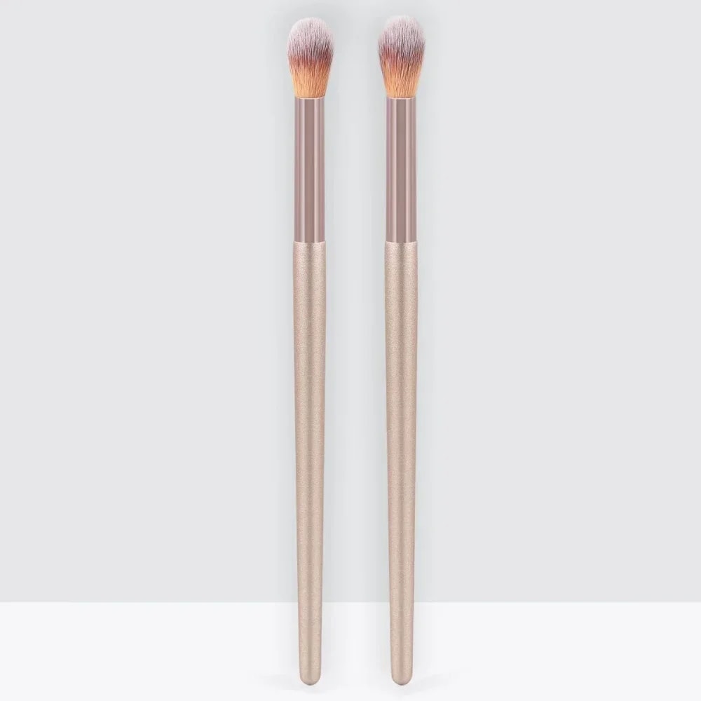 Makeup Brushes 2Pcs Professional, Nose Shadow Highlighting Brush Face Makeup, Blending Smudge Shader Beauty Brushes