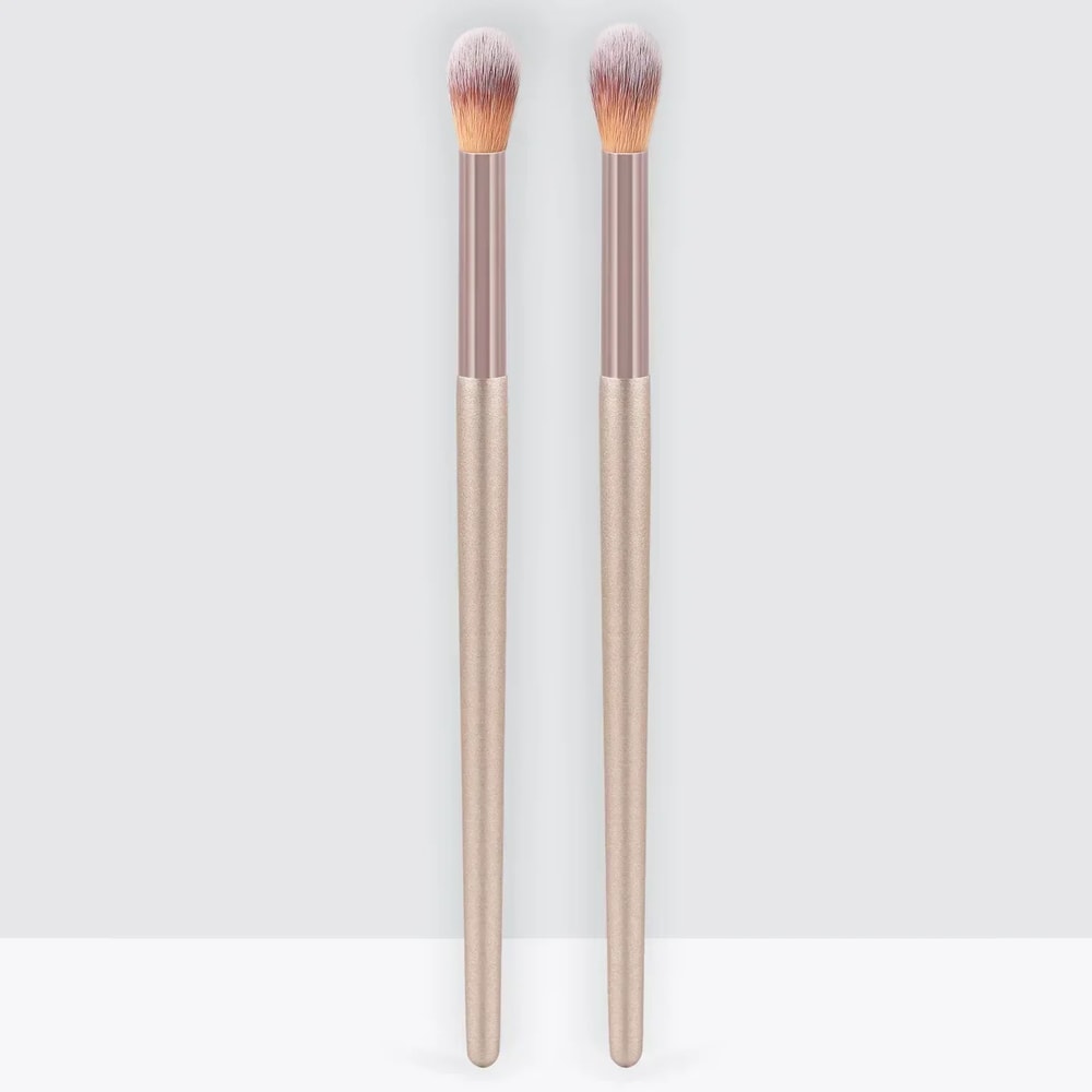 Makeup Brushes 2Pcs Professional, Nose Shadow Highlighting Brush Face Makeup, Blending Smudge Shader Beauty Brushes