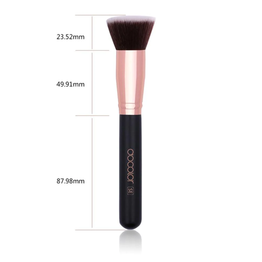 Flat Top Docolor Foundation Brush Buffing Brushes, Fan Contour Powder Highlighter Blush, Beauty Makeup Tools Eyeshadow
