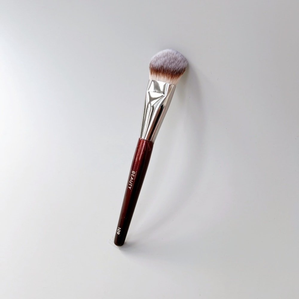 Makeup Brush Mini Contoured Foundation Brush Face Brush for Cream or Liquid Foundations, Blush, Bronzer, Highlighter