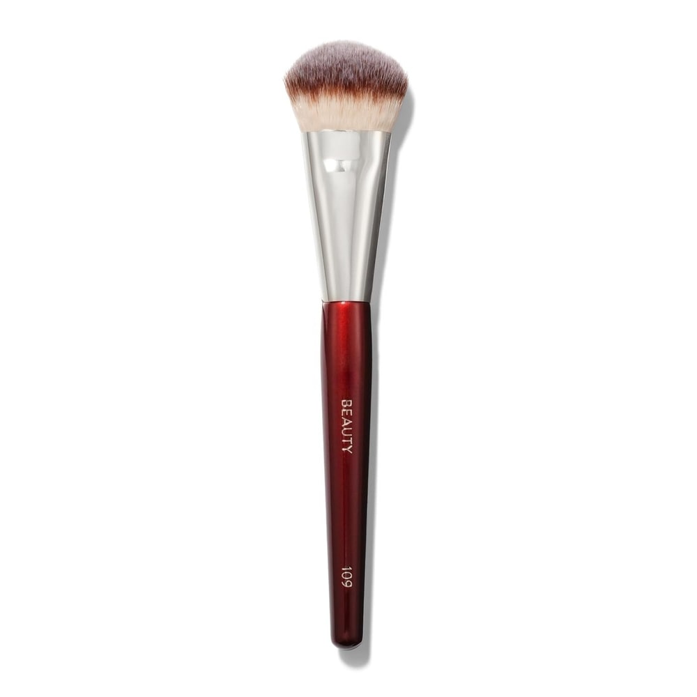 Makeup Brush Mini Contoured Foundation Brush Face Brush for Cream or Liquid Foundations, Blush, Bronzer, Highlighter