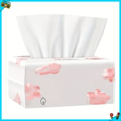 thicker cotton disposable face towels, safe and skin friendly, highly water absorbent for facial cleansing, bathroom