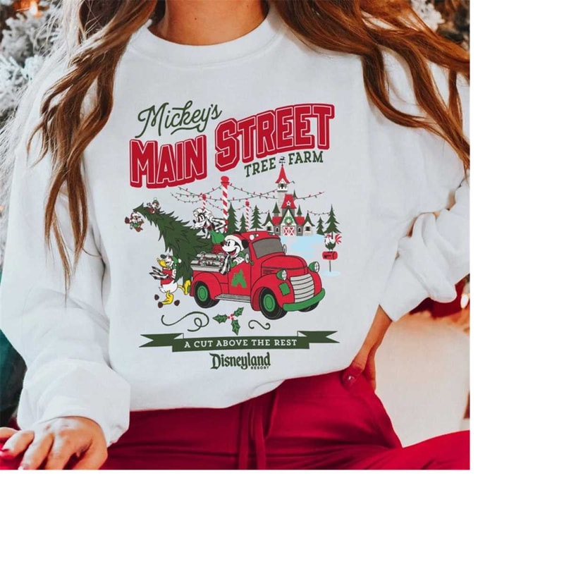 Mickey and Friends Main Street Christmas Tree Farm Sweatshirt, Disney Mickey's Very Merry Christmas Party Shirt, Disneyl.jpg