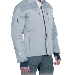 alpha ace coat high quality light gray
