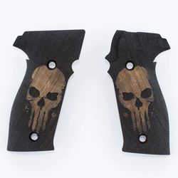 sigsauer p226 226's elite handgun walnut grips model-10