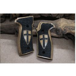 sigsauer p226 226's elite handgun walnut grips model-25